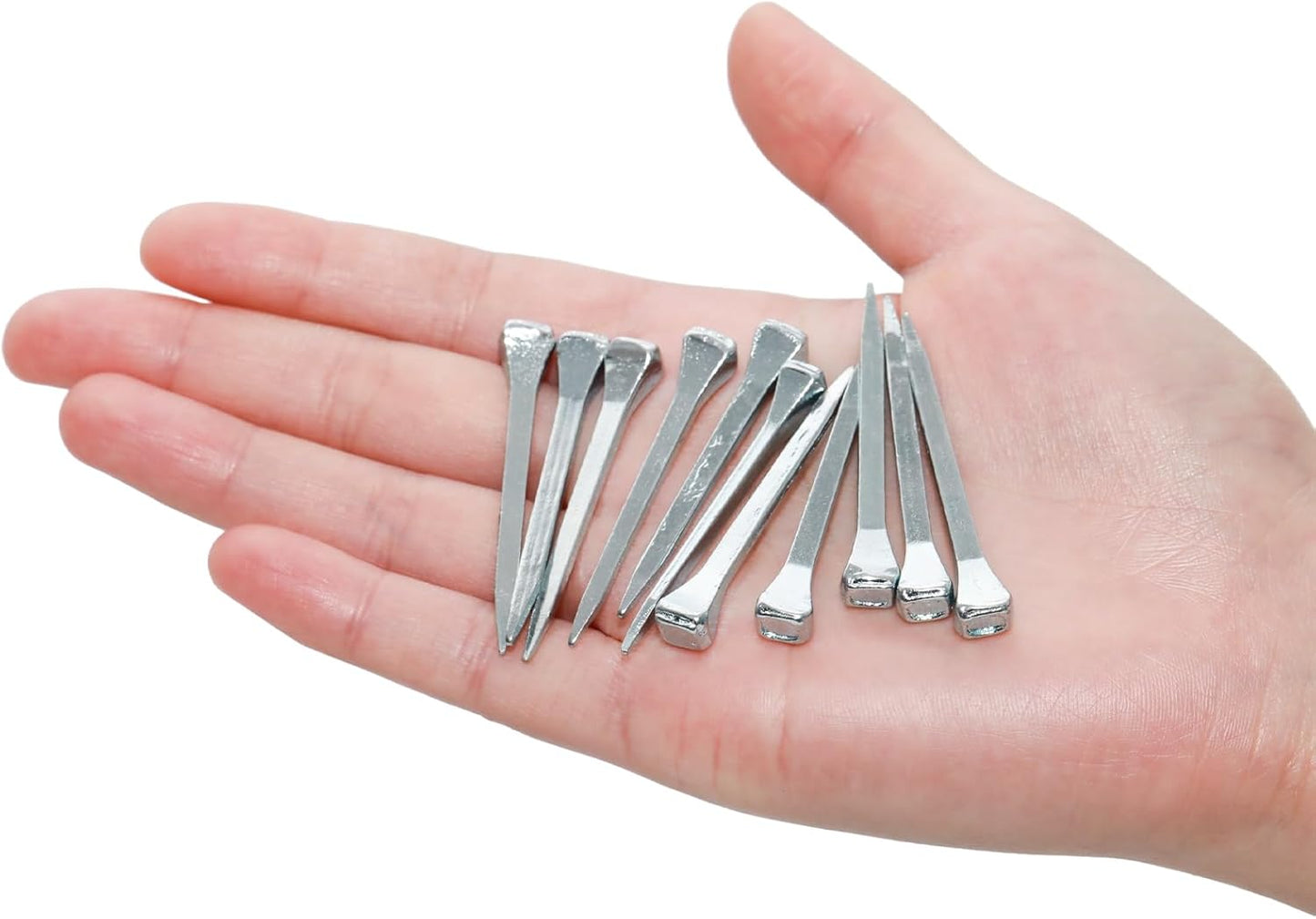 50 Pcs E3 Horseshoe Nails, Low-Carbon Steel Horseshoe Nails for Horse Training Equestrian Sports（45mm）