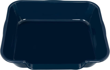 1 Pack Extra Large Dog Litter Box Pan Tray (ABS Material), Low Entry Jumbo Senior Litter Boxes for Multiple Kitten Big Cats, Pet Safe Indoor Dog Potty (Dark Blue, 24" L x 20" W)