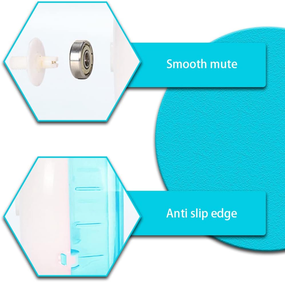 Silent Wheel Small Non-Slip Pets Running Sports Exercise Wheel for Small Animal Hamster 4.7In Diameter