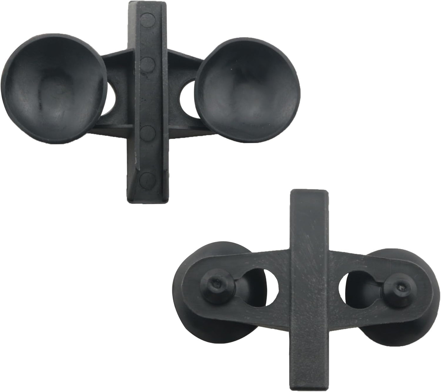 20PCS Black PVC Aquarium Divider Suction Cup Clamp Glass Fixing Clip Suitable for Separating Fish Tank and Supporting Plastic Mesh Panels