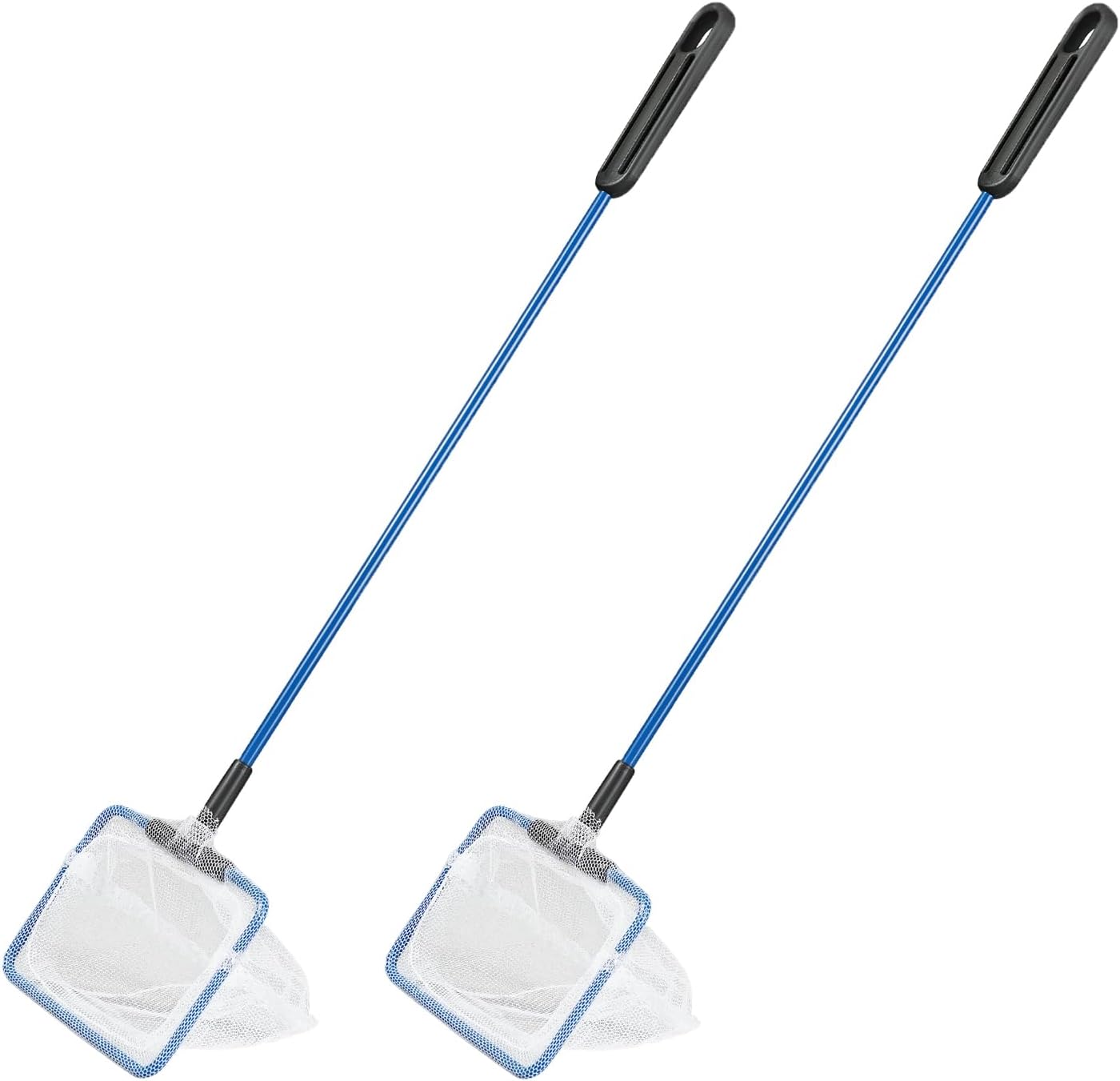 AQUANEAT Aquarium Net with Long Handle, Wastes Skimming Cleaning Tools for Fish Tanks