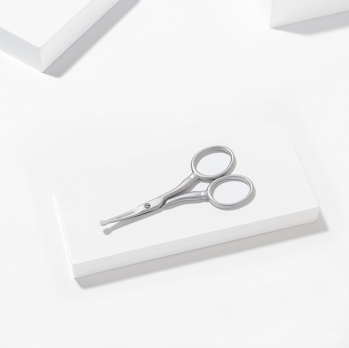 Tweezerman Pet Grooming Scissors, Stainless Steel Rounded Tip Trimming Shears for Dogs and Cats