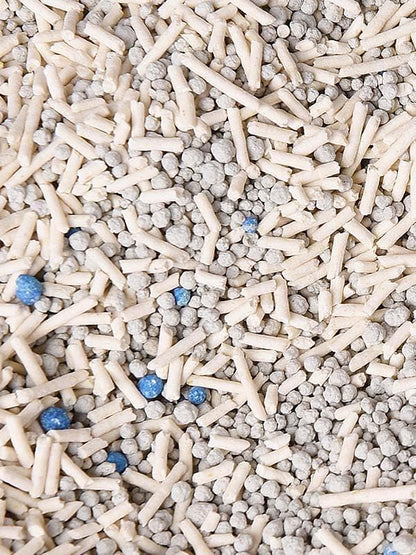 HONEY CARE Petrichor Mix Cat Litter I Tofu Cat Litter I Nature Plant-Based Pellets and Bentonite Sustainable I Low-Dust Qucik Clumping Superior Odor Control, 6 Lbs