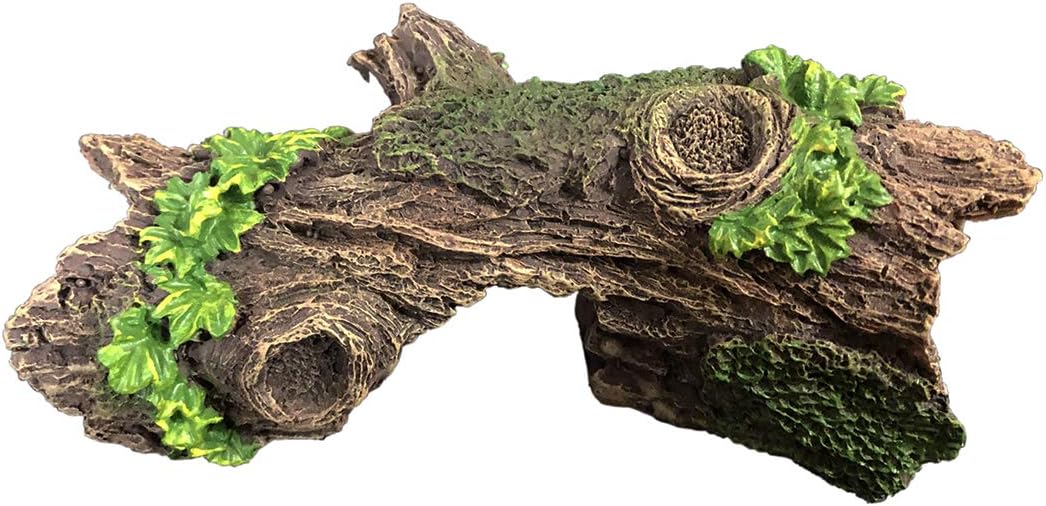 SLOCME Aquarium Wood Ornament Fish Tank Trunk Decoration - Driftwood Decor with Cave for Fish and Shrimp to Swim Through Or Hide Out