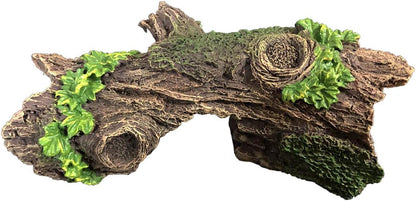 SLOCME Aquarium Wood Ornament Fish Tank Trunk Decoration - Driftwood Decor with Cave for Fish and Shrimp to Swim Through Or Hide Out