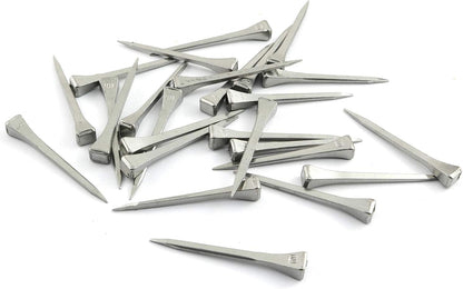 DZS Elec 100pcs Steel 2 Inches E5 Horseshoe Nail Stainless Steel Horseshoe Tools for Horse Training Equestrian Sports