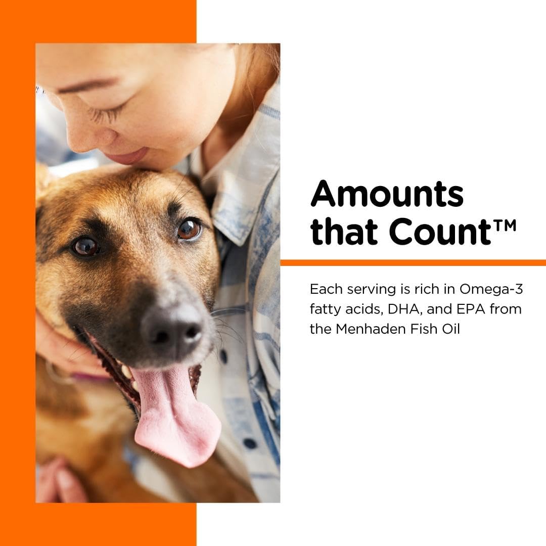 Nutri-Vet Fish Oil - Dog Skin & Coat Supplement - Omega 3 Fish Oil - Promotes Joint Health - 12oz