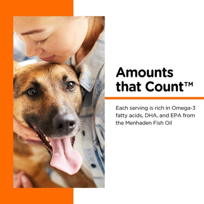 Nutri-Vet Fish Oil - Dog Skin & Coat Supplement - Omega 3 Fish Oil - Promotes Joint Health - 12oz