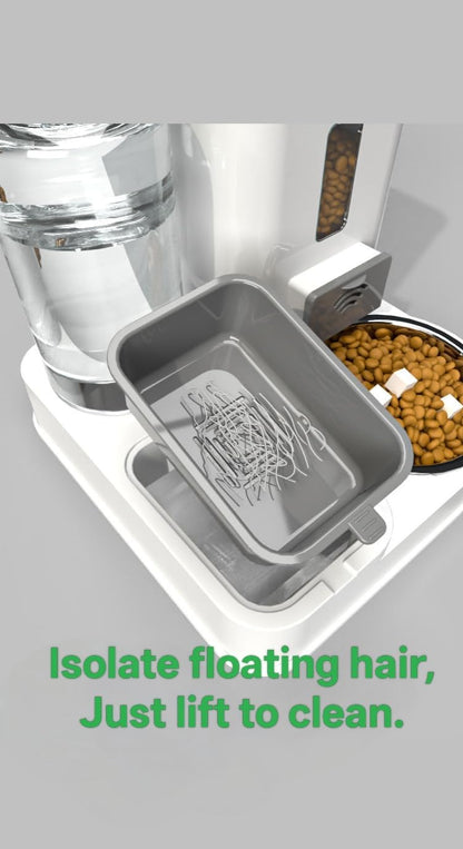 Green Living Pet Automatic Feeder,Water Feeder:Self-Balancing Environmental Feeder Solution