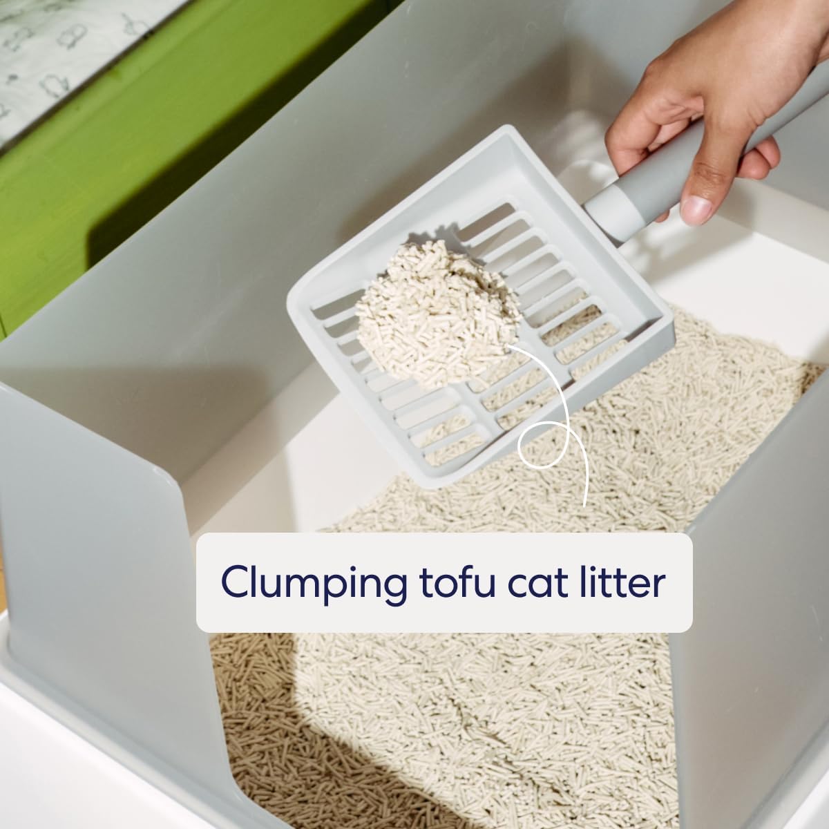 Tuft & Paw Really Great Cat Litter, Low Tracking Tofu Cat Litter, Clumping, Flushable, Odor Control, Dust-Free - 9.25lbs x 2Bags (Natural Lavender)