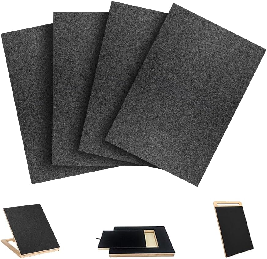 4-Pack Dog Nail Scratch Board Replacement Sandpaper, Self-Adhesive Pads for Dog Scratch Board, Fits Most Dog Scratch Pads for Effective Dog and Cat Claw Care