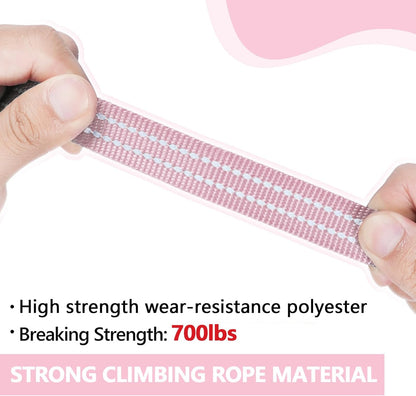 Long Dog Leash XiaZ Training Leashes 10/15/20/30/50/100ft Long Lead for Dogs 30ft Training Leash for Outside Pink 30 Foot Nylon Padded Handle Reflective Hiking Yard