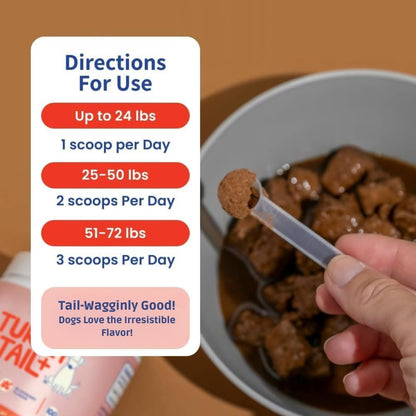 Fifth & Fido Probiotics for Dogs - Turkey Tail Mushroom Powder - Lipoma Treatment for Dogs - Pet Food Topper - Mushroom Supplement for Lumps, Bumps & Warts - Pet Vitamins and Supplements, 200 Servings