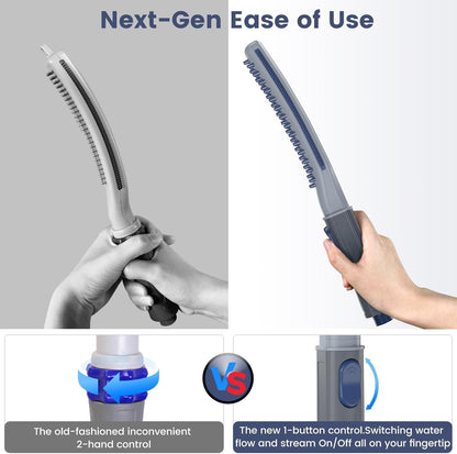 Dog Shower Attachment, Dog Shower With Metal Diverter, Pet Shower Attachment for Fast and Easy Dog Bathing, 3 Spray Modes One-Button Switch 8-Foot Hose For Indoor and Outdoor