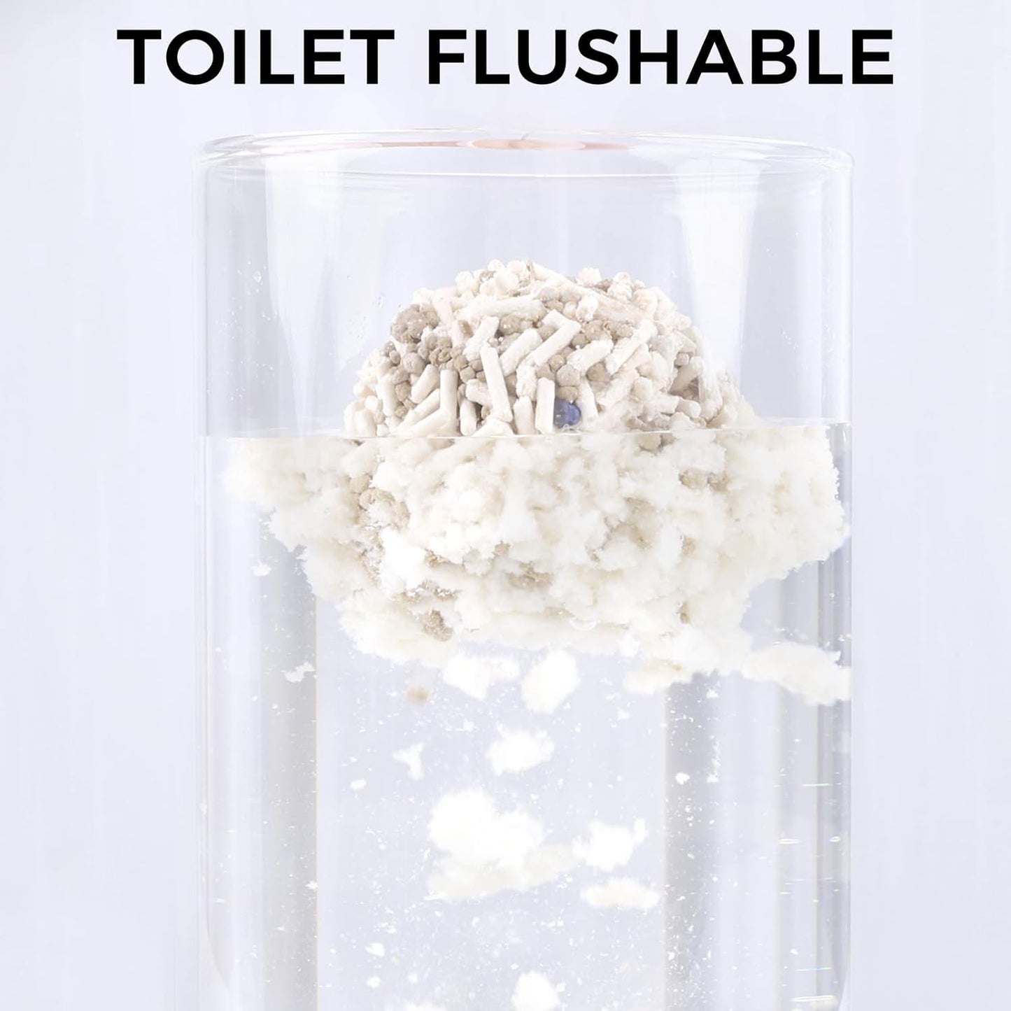 Mixed Cat Litter Fast Clumping,Ultra Absorbent,Natural Ingredients Litter,Water Dissolvable,Dust-Free,Low Tracking Bentonite Tofu Litter Odor Control(Original, 11 Pounds)