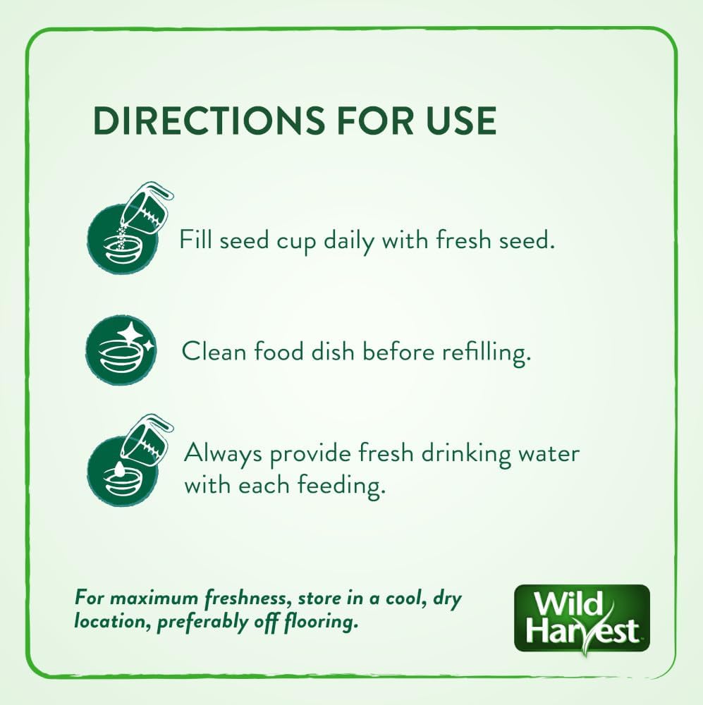 Wild Harvest Universal Blend for Medium and Large Birds 10 Pounds; Fortified Nutrition