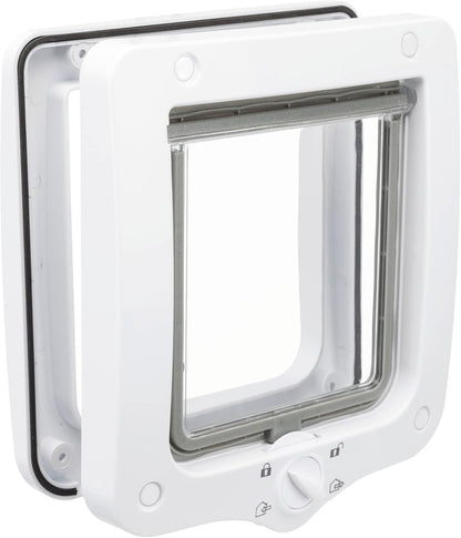Trixie 4-Way Cat Flap, White, 490 g