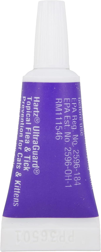 Hartz UltraGuard Topical Flea & Tick Prevention for Cats and Kittens - 3 Monthly Treatments