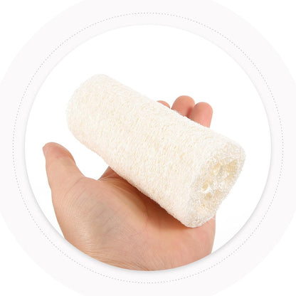 Natural Loofah Molar Chewing for Small Pets Rabbit Treats and Guinea Pig Stuff Safe Wear-Resistant Chew for Hamsters Chinchillas Mice and Bunnies to Promote Dental Health and
