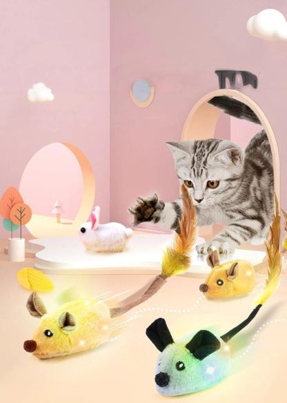 Cat Toys, Simulated Electric Mouse, Smart cat Wave Paddle, Touch Sensitive Remote Control