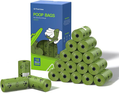 Poop Bag Dispenser & 375 Poop Bags Refill