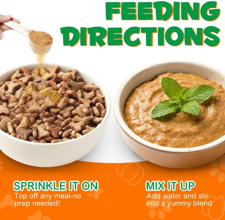 Pumpkin Powder for Dogs, Dog Supplement Support Immune Function & Disgestive, Gut Health Support, Pet Supplies Pumpkin Powder Helps with Stool, Diarrhea, Constipation Relief - 7.05 oz(200g)