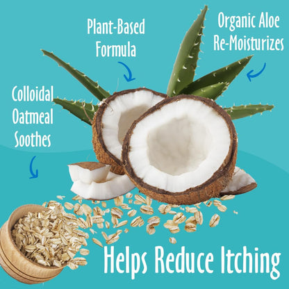 earthbath, Oatmeal & Aloe Conditioner - Dog Conditioner for Allergies & Itching, Dry Skin, Helps Relieve Itching, Made in USA, Cruelty Free Pet Conditioners, Fragrance Free Dog Wash - 16 Oz (1 Pack)