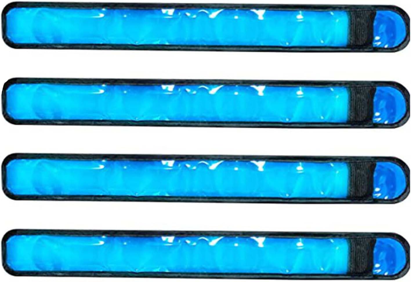 Horse Straps - Reflective Ankle Bands for Riding Safety | 4 Piece LED Horse Leg Wraps with Adjustable Fit, High Visibility & Comfortable Design for Night Riding, Parades, Farm Work, Ranch