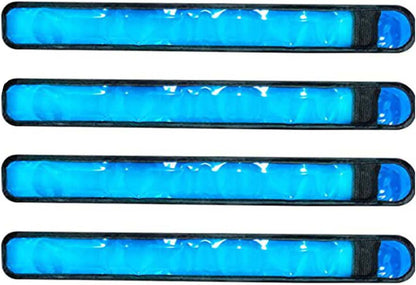 Horse Straps - Reflective Ankle Bands for Riding Safety | 4 Piece LED Horse Leg Wraps with Adjustable Fit, High Visibility & Comfortable Design for Night Riding, Parades, Farm Work, Ranch