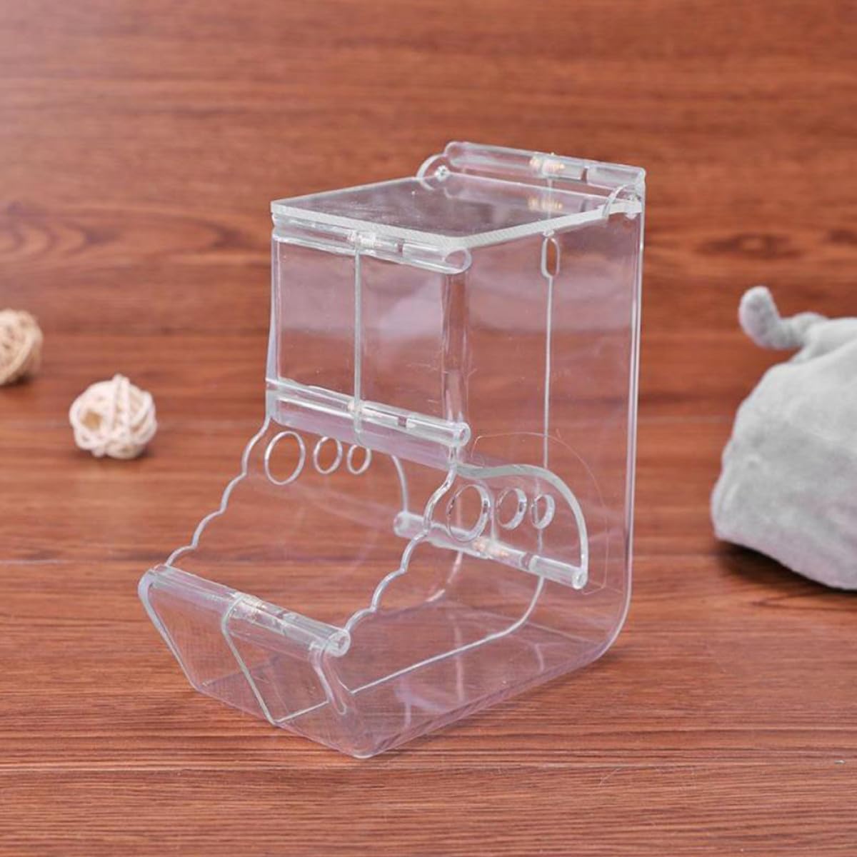 Luxshiny Automatic Hamster Feeder Bowl Anti-Tip Food Holder for Small Animals Cage Feeding, Suitable for Hamsters, Squirrels, Hedgehogs, and Guinea Pigs