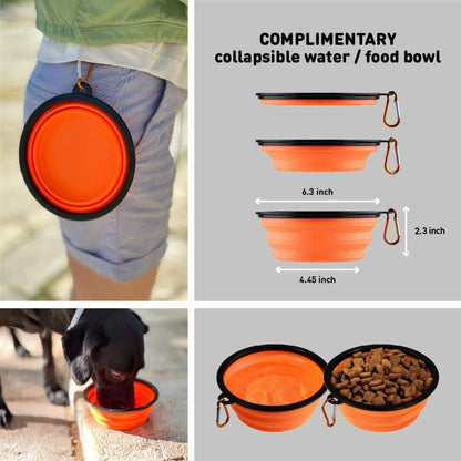 INSPECTOR TAIL Cooling Mat + String Bag + 2 Lick Mats + Collapsible Bowl + Spatula | Medium Dogs Supplies Starter Kit