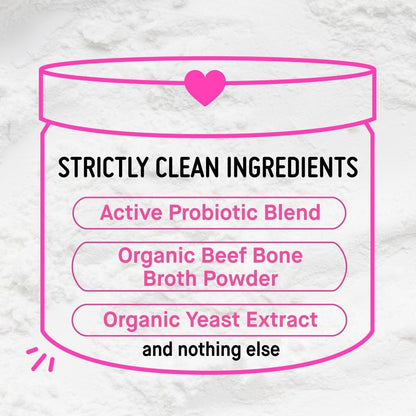 Koby Dog Probiotic Powder – Made with Clean USDA Organic Ingredients for Gut, Digestive, Skin & Immune Support – Vet-Inspired Probiotics for Dogs of All Ages – 7 Billion CFUs, 60 Servings