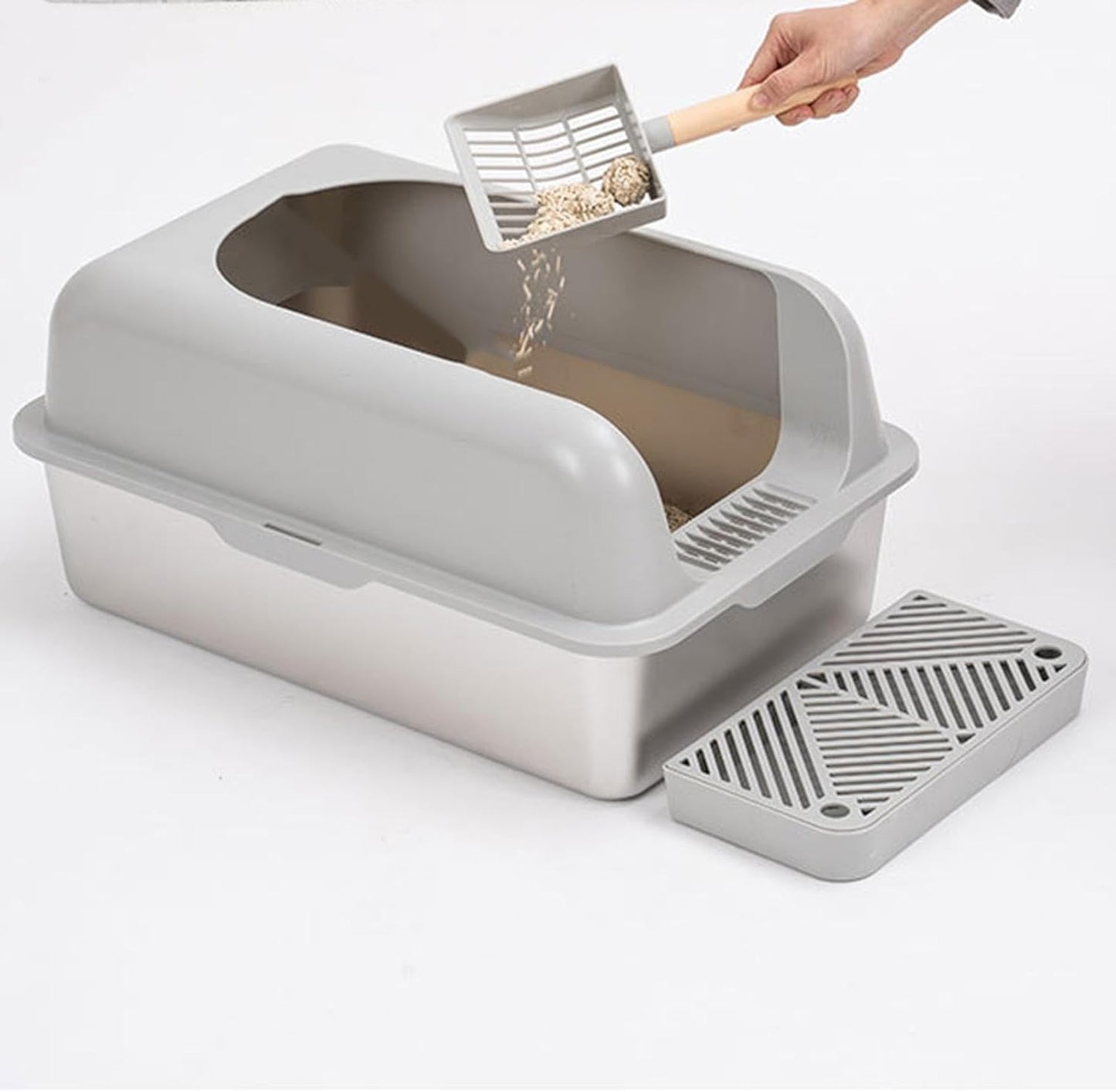 Foot Board for Cats Litter Box Pet Supplies Keep Tidy Reusable Accessory for Multiple Cats for Pet Litter Box Litter Pan, Flat