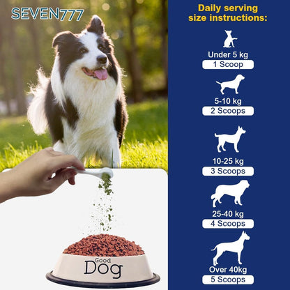 Seven777 Pet Dental Powder,Teeth Cleaning Powder for Dogs and Cats, Plaque & Bad Breath Off,Dental Care Supplies for Small, Medium, Large Dogs and Cats