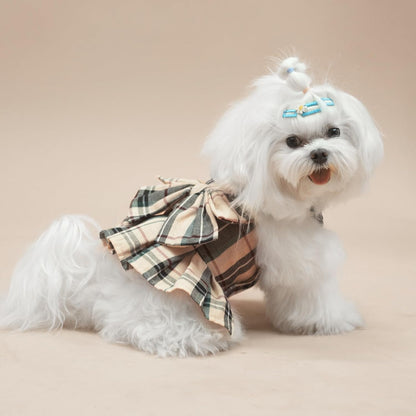 PUPTECK Adjustable Dog Harness Collar Leash with Dress Set