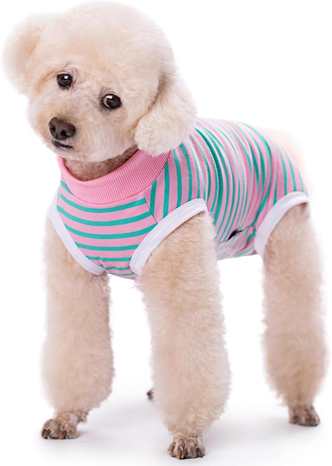 2 Packs Pet Dog Recovery Suit, Puppy After Surgery Onesie for Female Male Dogs, Dogs Cats, Dog Abdominal Wounds Bandages Cone E-Collar Alternative (L,Grey)