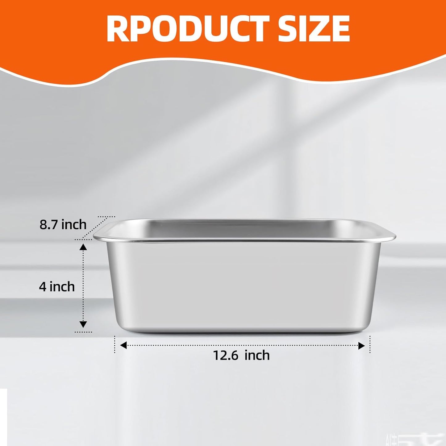 Stainless Steel Dog Bowl 1.25 Gallons - Large Metal Pet Food and Water Bowl, No-Spill Design for Big, X-Large Dogs & Cats, Perfect for Indoor and Outdoor Use (1.25 Gallons)