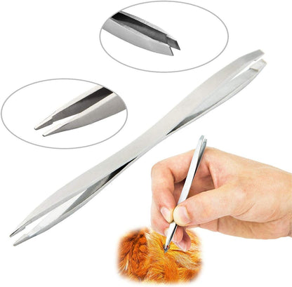 3 Pack Tick Remover Tool Set Stainless Steel Tick Remover Kit for Cats and Dogs