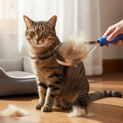 Stainless Steel Curry Comb, Horse Scraper Horse Hair Brush Horse Shedding Grooming Tool for Horses Dogs Goats Donkey Supplies