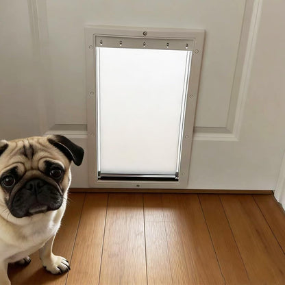 2PCS PAC11-11039 Dog Door Replacement Flaps for Dog, Doggy Replacement Flap Doors Compatible with Large Pet-Safes Freedom Doggie Doors, Large Size 10 1/8" X 16 7/8" (Frosted Transparent)