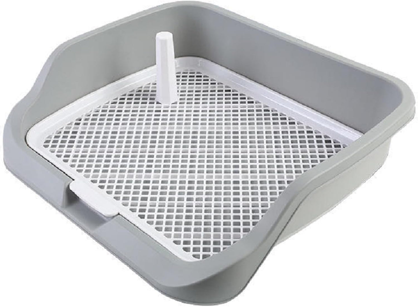 Dog Pee Pad Holder, XL Puppy Potty Training Tray, Indoor Dog Litter Box with Secure Pad Lock, Puppy Pads Holder for Small/Medium/Large Dogs, 21.6" x 17.7