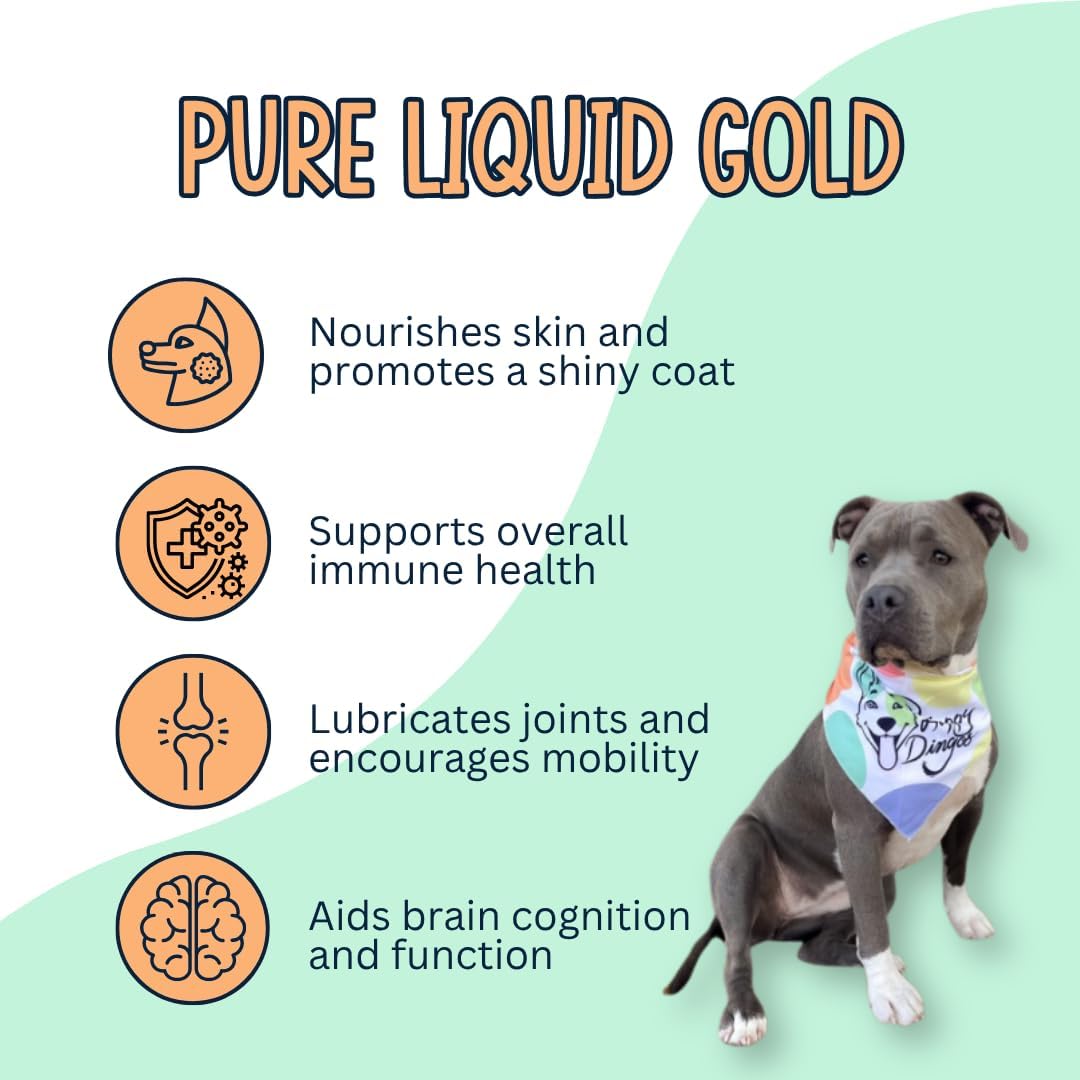 Wild Alaskan Salmon Oil, Natural Fish Oil Supplement, Made in USA, for Dogs and Cats, Omega-3 Rich