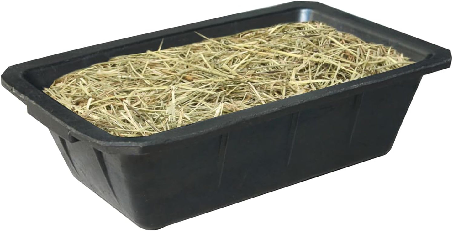 Livestock Feeder, Horse Trough, 10L Horse Feeding Trough, Animal Food Bowl, Rectangular, Feeding Troughs for Feedings Horses, Goats, Farm Animals, Cats, Lightweight Bucket