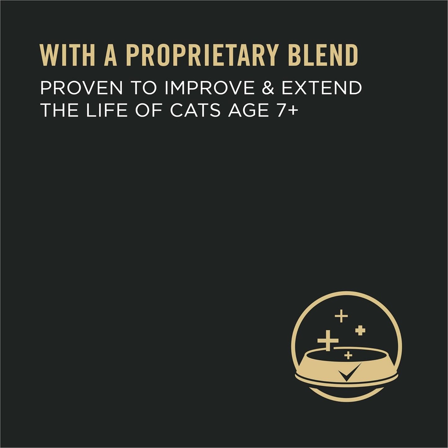 Purina Pro Plan Senior Cat Food With Probiotics for Cats, Chicken and Rice Formula - 3.2 lb. Bag