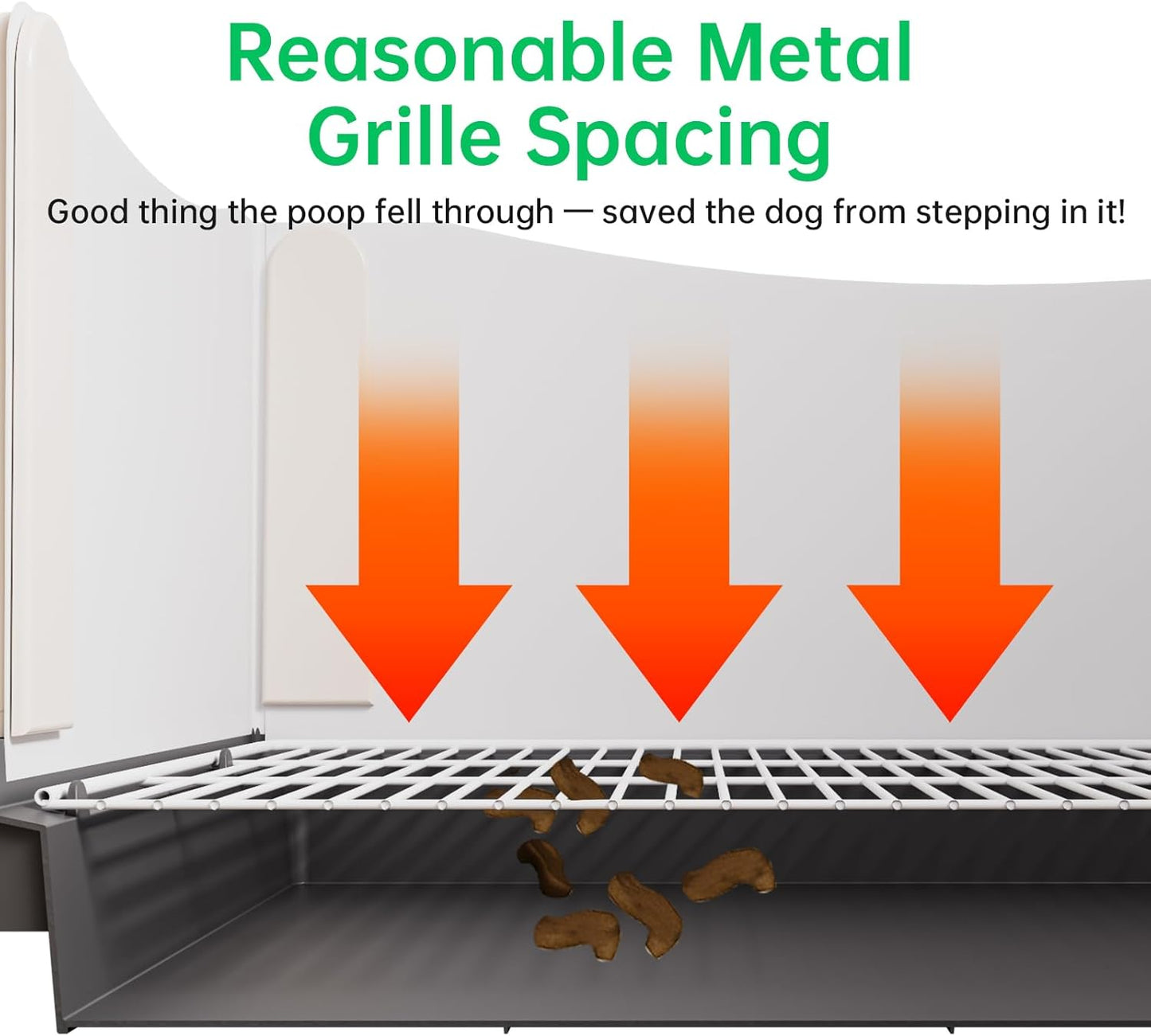 Oneluck Dog Litter Box with High Pee Walls,30" x 22" Indoor Puppy Pee Pad Holder,Protection Wall Every Side for No Leak, Spill, Accident