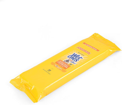 Wet Ones for Pets Multipurpose Dog Wipes with Aloe Vera, Tropical Splash Scent - Extra Large Pet Bathing Wipes with Wet Lock Seal for Dog Paws & All Over Use, 10 Count - 3 Pack