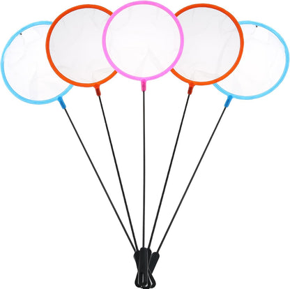 5PCS Aquarium Fish Net Mesh - 10cm Plastic Brine Shrimp Nets for Newborn Fish & Tank Cleaning, Safe Durable Artemia Sieves with Handles