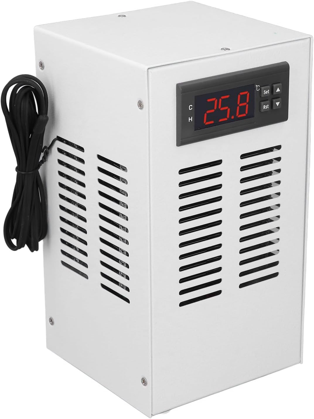 ZJchao Aquarium Chiller, 2 in 1 Cooling and Heating System for Fish, with Water Hose and Pump, Quiet Operation 30 35dB, Rapid Cooling 3LPM, for 20L Aquarium (US Plug)