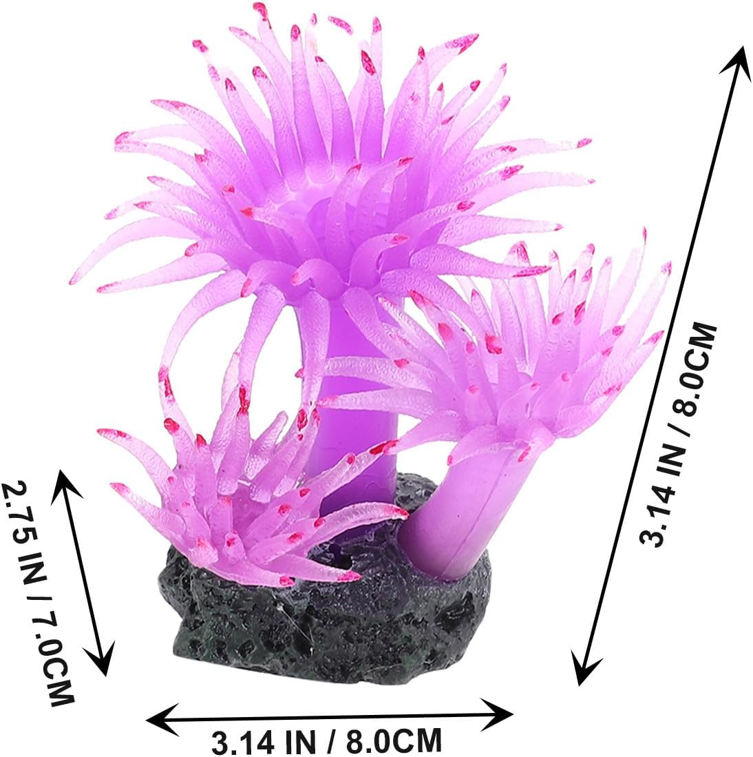 Gadpiparty Artificial Plastic Coral Plant Aquarium Fish Tank Decoration Red Emulation Plastic Fish Tank Plant Ornament for Aquatic Pets Aquarium Decor