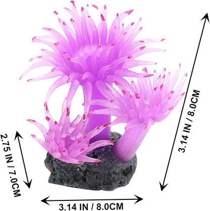 Gadpiparty Artificial Plastic Coral Plant Aquarium Fish Tank Decoration Red Emulation Plastic Fish Tank Plant Ornament for Aquatic Pets Aquarium Decor